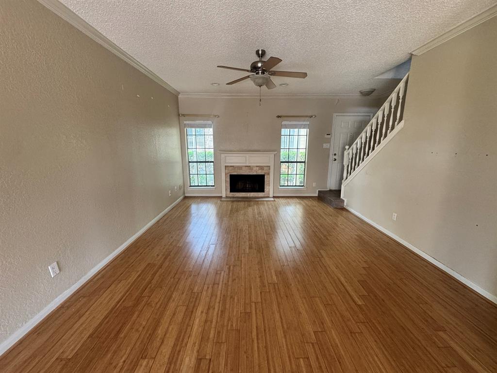 Nestled in a beautiful gated community, this immaculate two-bedroom, two full bath, plus guest half bath condo is the perfect blend of comfort and convenience. Great location near highways, shopping, schools, and Church. The primary suite offers a flexible nook making it ideal for a home office, reading corner, or nursery. With granite countertops in the kitchen and spacious living areas, it’s move-in ready. Enjoy a serene pond, and refreshing pool views from your balcony, and all the amenities this sought-after community has to offer.  Also has a private fenced in yard. Whether you're starting out or investing, make sure you do not miss this one!  See it today.