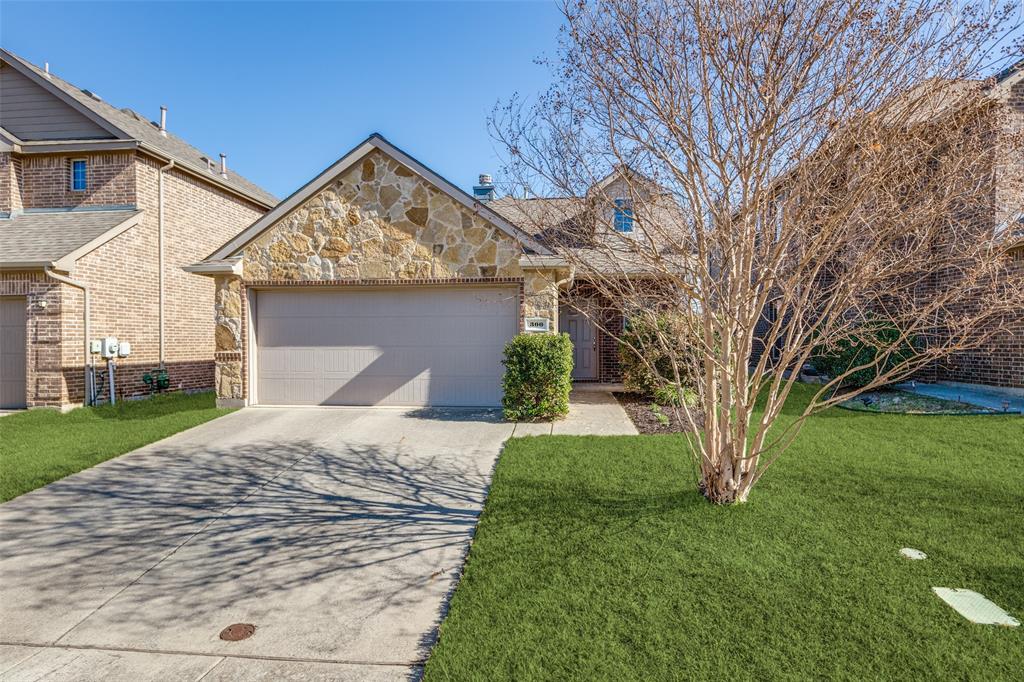 Move-in ready gem in the heart of McKinney, zoned to the highly acclaimed Prosper ISD! This well-maintained single-story home offers 3 bedrooms, 2 full bathrooms, and a thoughtfully designed open-concept layout ideal for both everyday living and entertaining. The spacious living room features a cozy fireplace and flows seamlessly into the eat-in kitchen, which boasts granite countertops, a gas stove, ample cabinet space, and generous natural light. The private owner’s suite serves as a relaxing retreat with a spacious bedroom, ensuite bath complete with dual vanities, garden tub, separate shower, and a large walk-in closet. Two secondary bedrooms are situated on the opposite side of the home, providing a desirable split-bedroom floor plan for added privacy. Enjoy outdoor living in the nice-sized backyard, perfect for relaxing or hosting gatherings. Located in a welcoming community with access to a sparkling community pool, this home is just minutes from Hwy 380, Hwy 121, 75, shopping, dining, and top-rated schools. An excellent opportunity to own a low-maintenance home in one of McKinney’s most sought-after areas!