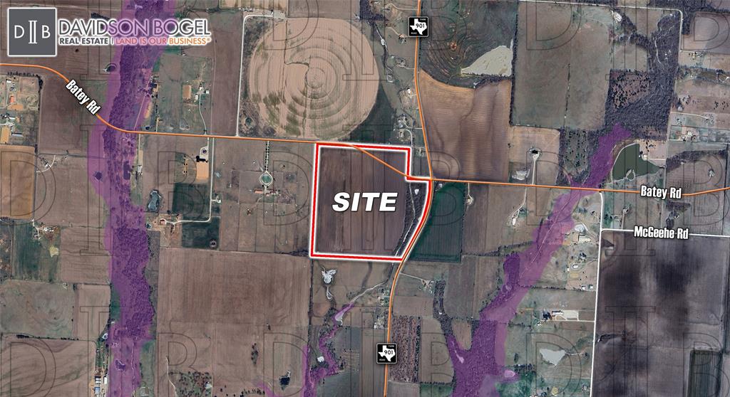 This +-102.496 acre property is located along F.M. 901 and Batey Rd. in unincorporated Grayson County. The property allows for easy access to US 377, SH 289 (Preston Rd), and US 75. Utilities include water and electricity.