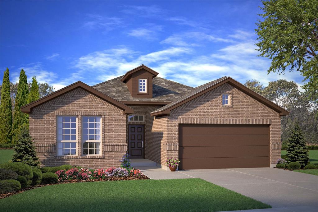 QUICK MOVE-IN! D.R. HORTON AMERICA'S BUILDER in the FABULOUS COMMUNITY of BLUESTEM in RHOME and NORTHWEST ISD! An amazing Master Planned Community offering spacious open floor plans, new interior and exterior design elements with cutting edge products and features for every stage in life! Gorgeous One Story 4 BEDROOM Portales Floorplan-Elevation B ready now for quick move-in! Large Chef's Kitchen with Quartz Countertops, Stainless Steel Appliances, Gas Range, Island, Pendant Lights and walk-in Pantry. Luxurious main Bedroom with dual sink Quartz top Vanity, over sized Shower, Linen Closet and walk-in Closet. Partial Gutters, front Coach Lights, Tankless Water Heater, Designer Pkg including extended Tile plus Home is Connected Smart Home Technology. Covered back Patio, 6 foot fenced backyard, Landscape Pkg, Sprinkler System and much more! Community to include Resort Style Pool, Cabana, sitting areas, Playground, Dog Park, Hiking Trails, Parks and stocked Fishing Pond at entrance!
