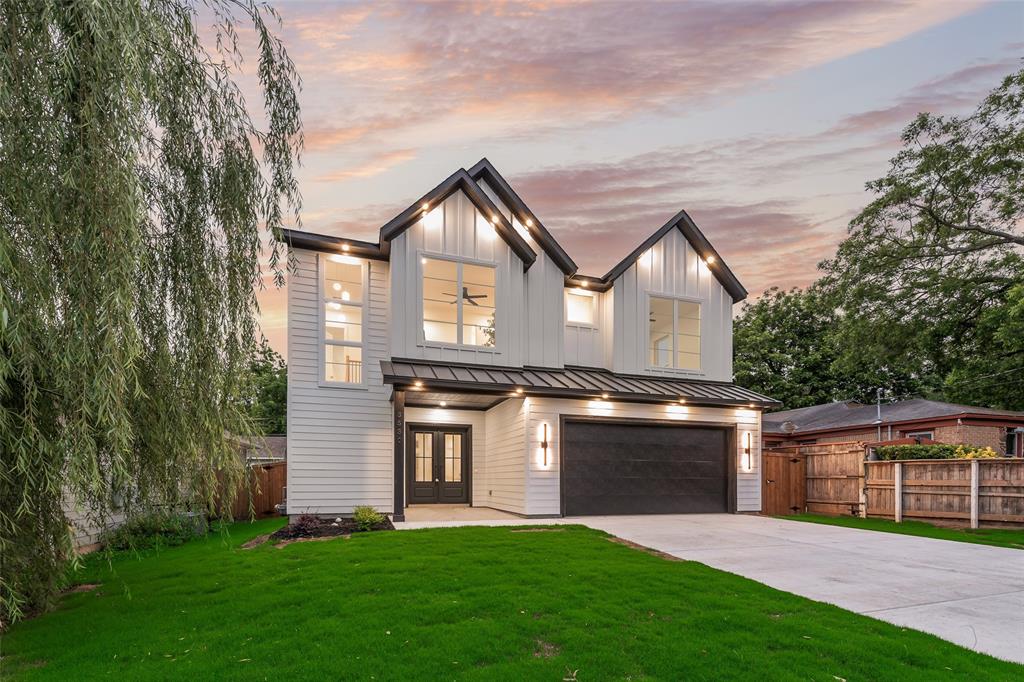 Beautiful new construction by Guel Family Builders, Inc., offering 4 bedrooms, 3.5 baths, and thoughtfully designed living spaces throughout. Real nail-down hardwood flooring flows throughout the home, adding warmth, character, and timeless appeal. The spacious kitchen features a large island, perfect for entertaining, and opens to the main living area. The primary suite is conveniently located downstairs for added privacy. The primary en-suite bath is designed for comfort and convenience, featuring a separate shower and soaking tub, dual sinks, and a spacious walk-in closet. Upstairs, you'll find a versatile loft along with a built-in desk in the hallway, ideal for work or study. The secondary bedrooms include a Jack and Jill layout, each with its own private vanity, powder area, and walk-in closet, providing both comfort and functionality. This home blends modern design with practical features, perfect for everyday living and entertaining.