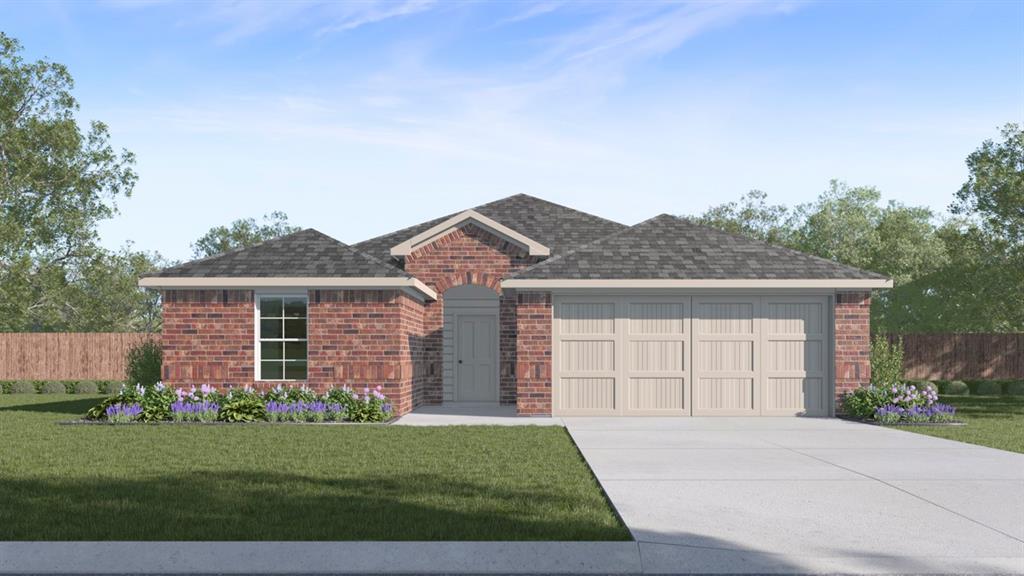 New! Spacious, open concept floor plan! Four bedrooms, two full baths, with large covered patio. Home includes, island kitchen, granite counters throughout, LED lighting, full sprinkler system, professionally engineered post tension foundation, and much more!
Come visit our D.R. Horton community located in the charming small town of Ennis also known as the Bluebonnet City. Located off I-45 approximately 35.4 miles from Downtown Dallas. The city of Ennis boosts the Big O Speedway, bluebonnet trails, area parks, Lake Bardwell, a drive-in movie theater, historic museums, and more! Stonewyck Farms features one-and two-story open-concept floorplans from 1,294 to 2,352 SF.  Stonewyck Farms offers something for everyone!