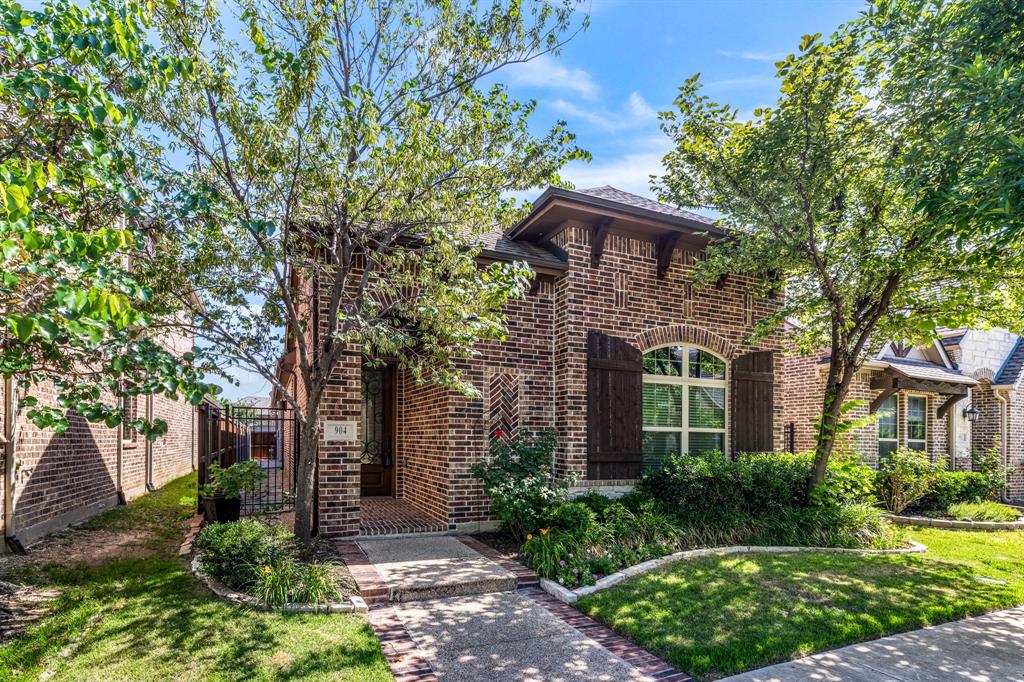 Welcome to this beautifully maintained one-story home in the heart of Viridian, where charming curb appeal and thoughtful design create an inviting first impression. Mature landscaping and blooming trees frame the brick exterior, while an arched entry leads into a bright, open interior filled with natural light.
Inside, rich hardwood floors flow through the main living areas, where a spacious living room with a fireplace opens seamlessly to the kitchen and dining space. The kitchen features granite countertops, white cabinetry, stainless steel appliances, a gas cooktop, and a large island with seating—perfect for everyday living and entertaining.
The private primary suite offers a relaxing retreat with generous space and a spa-inspired bath featuring dual sinks, a soaking tub, separate shower, and walk-in closet.
Additional bedrooms are well-sized and versatile for family, guests, or for a designated work from home space, as used in this setup. Thoughtful details throughout the home include crown molding, abundant storage, and a functional laundry room with built-in shelving located off the mudroom and the primary suite.
Enjoy outdoor living with a private backyard and covered patio—perfect for relaxing evenings or weekend gatherings.
Located in the highly sought-after Viridian community, residents enjoy resort-style amenities including the Lake Club, Sailing Center, pools, tennis and volleyball courts, miles of trails, parks, and a neighborhood elementary school—all just minutes from shopping, dining, and major highways.