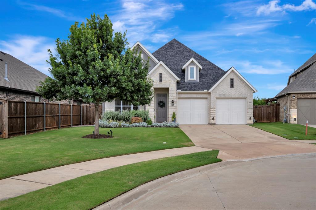Welcome to this beautiful like new one-story home nestled on a quiet cul-de-sac lot in the desirable Berkshire neighborhood and located within highly acclaimed Northwest ISD. Offering 2,163 square feet of thoughtfully designed living space, this move-in-ready home features 3 bedrooms, 2 bathrooms, a dedicated office, and a versatile den to accommodate a variety of lifestyles. Step inside to discover an open-concept floor plan highlighted by engineered hardwood flooring, fresh interior paint, and new carpet. The spacious living area flows seamlessly into the kitchen and dining spaces, creating the perfect setting for entertaining guests or enjoying everyday life.The private office provides an ideal work-from-home space, while the additional den offers flexibility for a media room, playroom, or second living area. The split-bedroom layout provides privacy, with a spacious primary suite tucked away from the secondary bedrooms. Outside, you'll be greeted by lush green grass, beautifully manicured flower beds, and attractive curb appeal that makes a lasting first impression. The cul-de-sac location offers added privacy and reduced traffic, creating a peaceful setting to call home. Conveniently located in Fort Worth with easy access to shopping, dining, and major highways, this fully updated home combines comfort, style, and an exceptional location. Don't miss your opportunity to own this Berkshire neighborhood gem!