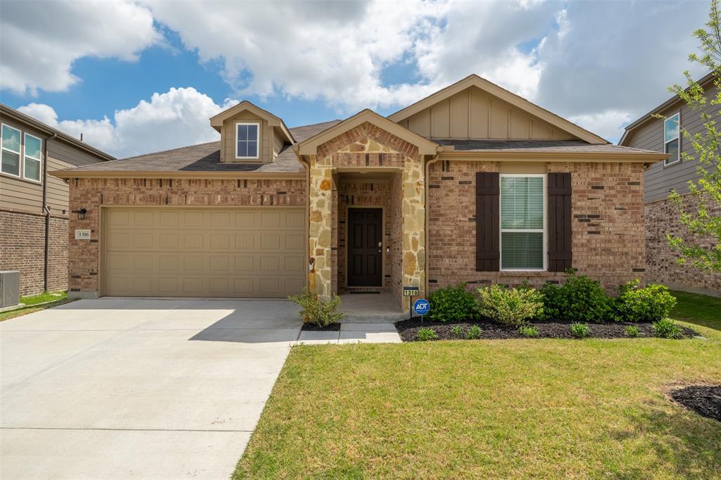 PRICE REDUCTION AND SELLER WILL CONSIDER PAYING SOME OF THE BUYER'S CLOSING COST WITH ACCEPTABLE OFFER. Built by Pulte and designed for modern living, this beautifully crafted single-story home combines quality construction with a bright, open layout and timeless finishes. From the moment you step inside, you’re welcomed by luxury vinyl plank flooring flowing through the main living areas and an abundance of natural light that enhances the home’s inviting feel. The open-concept design centers around a spacious living area that seamlessly connects to the kitchen and casual dining space—perfect for both everyday living and entertaining. The kitchen is a standout, featuring a gas range, granite countertops, a prep island, and extensive cabinetry and counter space to meet all your cooking and hosting needs. A versatile bonus room with glass French doors offers endless possibilities—ideal as a home office, fitness room, or creative studio. The primary suite provides a relaxing retreat with dual sinks, a large walk-in shower, and a generous walk-in closet. Two additional bedrooms and a full bath are thoughtfully positioned to offer comfort and privacy for family or guests. Step outside to enjoy a covered patio overlooking a spacious, fenced backyard, perfect for outdoor dining, weekend gatherings, or simply unwinding in your own private space. A separate utility room and two-car garage add everyday convenience. 
Ideally located near schools, shopping, and major highways, this home delivers the perfect balance of comfort, function, and accessibility. Schedule your private showing today and see why this one stands out.