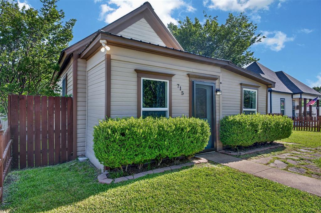 This home just got a complete overhaul! New carpet, fresh paint, foundation work done in April 2026 with three year warranty! New gas line and water heater installed in 2024, fence installed in 2021, and sturdy metal roof installed in 2020. Large side and back yard, storage building with laundry hookup. This charming property is a perfect starter home or investment property, so bring your clients and check it out! Refrigerator can convey with house.