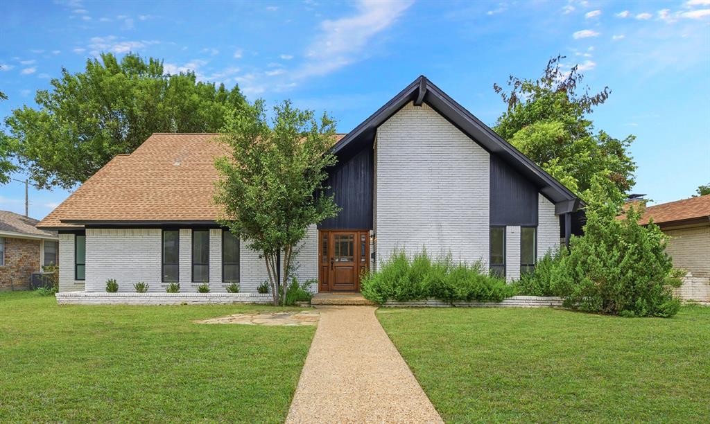 Magnificent Contemporary Home with Fenced Backyard, Game Room, and Luxe Vibe! Ideally located only minutes from top-rated schools, premium shopping, and White Rock Lake, this 4BR 3BA midcentury residence affords supreme curb appeal with an elegantly refreshed exterior and a neatly manicured lawn. Elevated touches throughout the luminous interior inspire a luxurious lifestyle of both form and function. Understated refinement is found in the exceptional details, such as beautiful floors, crisp color scheme, an organically flowing layout, recessed LED lighting, and a jawdropping living room boasting vaulted wood beam ceilings and a brick fireplace. Chefs are sure to delight in the gourmet kitchen featuring stainless-steel appliances, marble countertops, softclose white shaker cabinetry, and an adjoining dining area. Radiating bliss, the primary bedroom dazzles with a sleek ceiling fan, dual closets, and a spa-like en suite boasting a frameless glass shower, marble countertops, and a dual sink vanity.  Three extra bedrooms and two remodeled bathrooms impress guests with lush comfort, while the upper-level game room satisfies flex space needs. Step into the fenced backyard to discover a covered patio and sprawling greenspace. Other features: attached 2-car garage, laundry room, near restaurants, Lake Highland trails, White Rock Lake, entertainment, I-635, Nexus Children’s Hospital, and parks, and more!  Come see today, and start living your best life in one of Lake Highland’s most coveted areas! 1031 exchange welcomed.