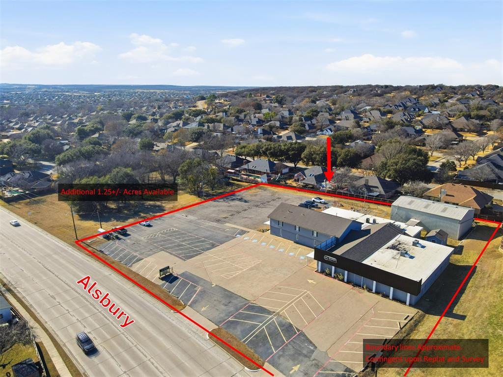 Discover a versatile property in the heart of Burleson, TX, featuring extensive recent renovations and an array of adaptable spaces to suit various ministry or business needs. This well-located property offers the perfect setting for another thriving church or ample possibilities for conversion into a daycare, office space, or business hub.

Step into the completely remodeled interior, thoughtfully designed with a welcome booth and seating area enhanced by a convenient coffee bar for hosting guests or clients. The sanctuary, capable of comfortably seating up to 250 people, is fitted with modern lighting and sound equipment, ensuring a professional setting for any gathering. Additional standout features include a baptism tank within the sanctuary. You'll find kids' classrooms, offices, a youth room, and an overflow flex room that add to the versatility of the property.

The kitchen has been updated for all catering needs, conveniently situated near the dining hall for effortless service. This makes the space ideal not only for religious use but also for community gatherings or business events.

The exterior of the property is just as impressive, with a large multipurpose gym located at the back, perfect for hosting sports activities or additional meetings. The building itself has been recently remodeled, offering a fresh and contemporary facade, while street signage ensures visible and attractive branding for your business. A play space adjacent to the gym provides further flexibility, especially for businesses focusing on family-friendly services.

This Burleson commercial gem is move-in ready and poised to facilitate the growth and success of your church or business venture. Whether continuing its legacy as a church or transforming it into a different enterprise, this property affords unlimited potential in an ideal location. Additional land available to the left. Leaseback will be needed until completion of the new church facility around July 2026.