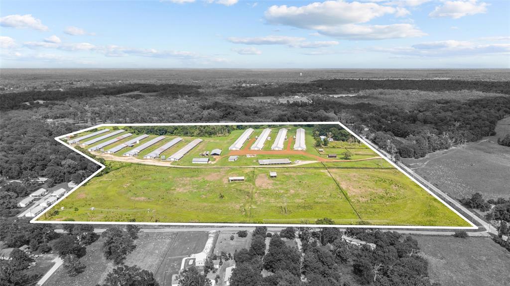 Established East Texas broiler farm located at 3216 Old Ewing Road in Lufkin, Texas. Operating under a Pilgrim's Pride grower contract, this fully operational poultry farm features eleven poultry houses, including seven 40' x 400' houses and four 43' x 500' houses, providing substantial production capacity and a proven history of poultry income.
The property includes three residences, creating flexible housing options for owners, managers, employees, or rental use. The primary residence is a red brick home with 3 bedrooms and 1.5 bathrooms. A second residence features 3 bedrooms, 2 bathrooms, and an attached two-car garage. A third home includes 1 bedroom and 1 bathroom, providing additional living quarters on-site.
Supporting the poultry operation are extensive agricultural improvements, including a 40' x 60' metal building, a 40' x 80' metal building, an equine barn, and multiple fenced areas with shelters suitable for livestock or additional agricultural uses. The farm has benefited from infrastructure improvements, including upgraded water lines, a water filtration system, four water wells, and the added advantage of city water and city sewer service.
A substantial inventory of farm equipment and operational assets will convey with the property, allowing for a smooth transition of ownership. Additional information regarding included equipment is available upon request.
Conveniently located in Lufkin, this property combines an established poultry operation with valuable residential and agricultural improvements. With existing production in place, multiple homes, extensive infrastructure, and utility enhancements, this East Texas farm is well-positioned for continued agricultural use and long-term income potential.