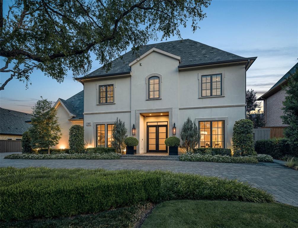 Stunning 2017 constructed home in the heart of Preston Hollow with designer finishes and endless updates including recently added Control4 system and layered WiFi network. The downstairs, oversized primary suite features spectacular walk-in closet and upscale bath with steam shower and separate tub. The modern kitchen is light & bright with commercial appliances, a walk-in pantry and tons of storage. Mosaic marble featured in
bathrooms throughout. Large covered back patio features an outdoor kitchen, fireplace, and motorized screens, outdoor speakers and Sonos, all overlooking the spectacular heated pool-spa and well-landscaped yard. Dual staircases, striking light fixtures, wood flooring, museum finished walls, incredible sound system, 18-SEER Trane HVAC, foam insulation, 3 car garage with cedar doors. Premium location within Preston Hollow – central to
North Park mall, upscale dining, and the most prestigious private schools. Must See!