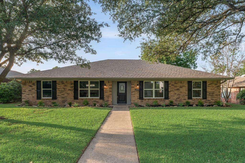 Beautifully remodeled home nestled in Richardson's sought after neighborhood, Canyon Creek! With 3 spacious bedrooms, an office and an open floor plan, this home boasts warm rich wood floors, a touch of elegance and warmth in the gorgeous powder room and lovely light fixtures throughout, a hidden door for easy access to the kitchen while providing privacy to the moody office and stunning built-ins throughout! Every space carefully thought out and used to provide maximum storage! The kitchen offers new cabinets with soft close feature, vented exhaust fan, gorgeous counter tops, the pantry of your dreams with storage galore, pot filler for your coffee station, wine cooler, a wall oven and microwave! A beautifully landscaped back yard with privacy fence and sprinklers. With brand new flooring throughout, New cabinets, New doors, New hardware, New sewer line, New insulation in the attic, New fixtures, New roof, New windows, New water heater... It's ready for you to move in! Excellent location with quick and easy access to 75, George Bush, shopping & dining.
