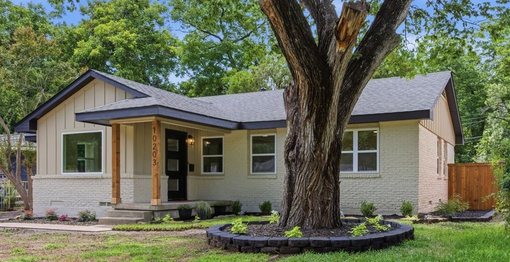 This charming, newly remodeled 4 bedrooms, 2 full baths gem near White Rock Lake offers the perfect blend of modern upgrades and timeless appeal.  Every detail has been thoughtfully updated, including foundation repair with transferable warranty, a new roof, energy efficient windows, plumbing, replaced gas line, ductwork, electrical box, soffit and fascia, and luxury finishes throughout.  Inside, you'll find beautiful Luxury Vinyl Plank flooring, ceramic tile, quartz countertops, new soft-close kitchen cabinets and appliances, stylish fixtures, double vanities, and spa-inspired bathrooms.  Additional enhancements such as new interior and exterior doors, trim, hardware, ceiling fans with remotes, fresh paint, a new front fence, and cedar posts makes this home truly move-in ready.  Front grass will be laid prior to closing.  Simply put - if you can name it, it's new.  This unbeatable location is minutes from White Rock Lake offering endless opportunities for biking, walking and outdoor recreation.  Conveniently located near the Dallas Arboretum and Casa Linda Plaza where you can enjoy local dining and shopping experiences. This Home Is A Must-See, Come Check It Out!