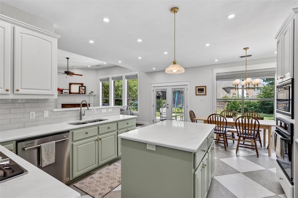 Tucked away on a quiet cul-de-sac in one of McKinney's most desirable locations, this updated home offers the space, flexibility, and backyard you've been searching for. Situated on an oversized 0.37-acre lot—one of the largest in the area—the expansive backyard provides endless room for play, entertaining, gardening, or even a future pool, all with the privacy and limited traffic that cul-de-sac living provides.

Inside, you'll find a functional floor plan designed for everyday living. The primary suite is conveniently located downstairs and features an updated ensuite bath. A dedicated home office and separate formal dining room provide flexibility for working and hosting, while the breakfast nook and spacious kitchen create a natural gathering place for family and friends.

The recently remodeled kitchen showcases quartz countertops, freshly painted cabinetry, updated hardware, and new tile flooring. All bathrooms have been refreshed with updated countertops and beautifully retiled showers, creating a cohesive and move-in ready feel throughout the home. A spacious laundry room offers abundant storage with custom built-in cabinetry and a dedicated washer and dryer area.

Upstairs, three secondary bedrooms are complemented by a massive bonus room currently used as a playroom, complete with a built-in rock climbing wall—an unforgettable space for recreation, hobbies, gaming, or a media room.

The Texas-sized garage offers expanded storage space and room for full-size trucks, SUVs, tools, and recreational equipment.

With multiple living spaces throughout the home, everyone has room to spread out while still enjoying places to come together. Located minutes from Gabe Nesbitt Community Park, the Apex Centre, McKinney Public Library, pickleball and tennis courts, shopping, dining, and everyday conveniences, this home offers a rare combination of space, updates, and flexibility that's increasingly difficult to find in this part of McKinney.