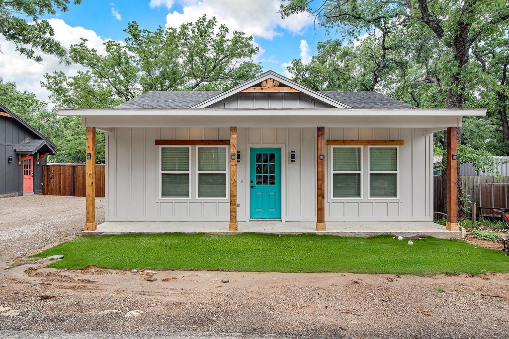 Welcome to your peaceful lake retreat in the Blue Water Oaks community of Alvarado. This charming 2-bedroom, 1-bath home offers the perfect blend of comfort, efficiency, and relaxed lakeside living all located outside city limits for added freedom and tranquility.

Thoughtfully built with spray foam insulation and a tankless water heater, this home is designed for energy efficiency and everyday comfort. Whether you’re searching for a full-time residence, weekend getaway, or investment opportunity, this move-in ready property offers an inviting space to settle in and enjoy.

Blue Water Oaks residents enjoy access to a variety of private community amenities including a swimming pool, boat ramp, fishing dock, playground, and private community water and sewer services — creating the perfect setting for outdoor recreation and lake living.

Owner financing is available, and the property also qualifies for USDA 0% down financing, making homeownership even more accessible. Enjoy peaceful surroundings, community amenities, and the charm of lake life all in one affordable package.