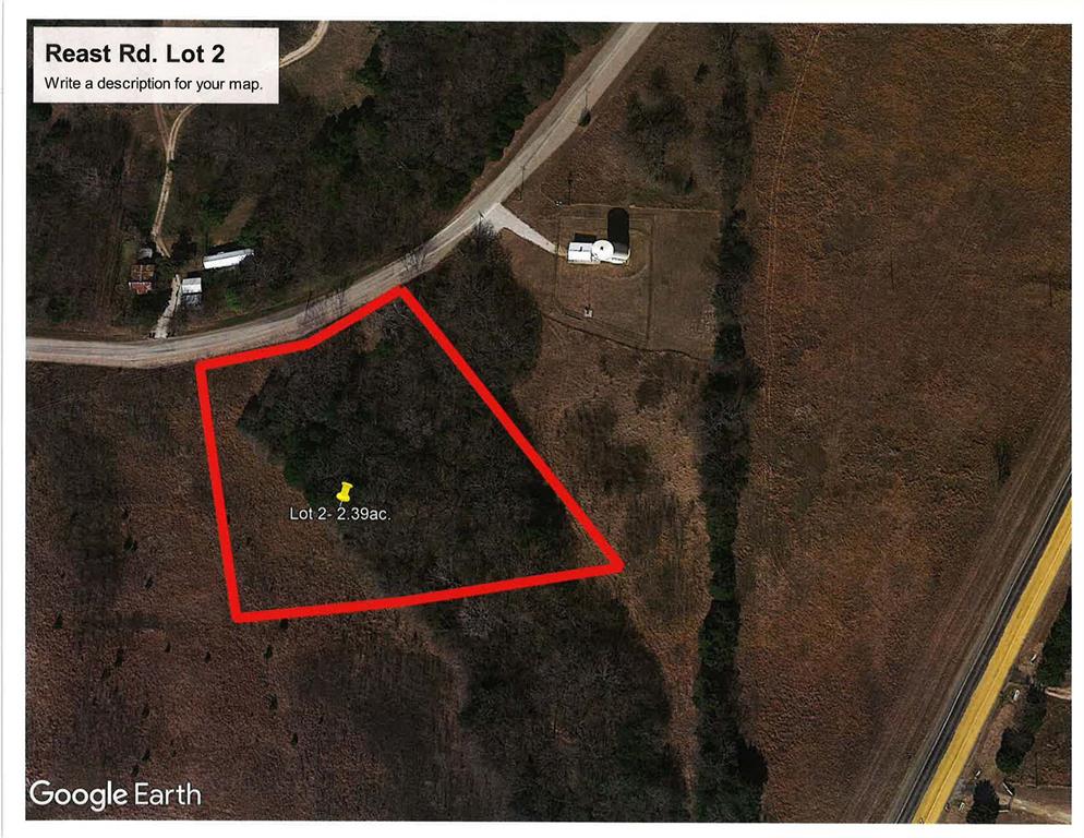 Beautiful 2.39ac. unrestricted lot with many large hardwoods, great topography and a great build site.  Lot has coop water and electric at the road. Septic system will be required. Owner is a licensed real estate broker in the state of Texas.