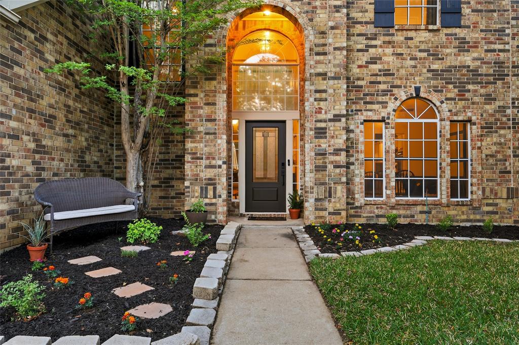 Welcome to this beautifully designed 4-bedroom, 2.5-bath home in the heart of North Richland Hills! From the moment you enter, you’re greeted by soaring ceilings and a spacious family room centered around a cozy fireplace—perfect for both relaxing evenings and entertaining guests. The kitchen flows into the light-filled kitchen, offering ample cabinetry, generous counter space, and an inviting atmosphere for everyday living. The private primary suite is conveniently located downstairs, tucked away for added comfort, and features an ensuite bath for your own personal retreat.
Upstairs, you’ll find three spacious bedrooms along with an additional living area—ideal for a game room, reading space or home office.
Step outside to enjoy peaceful mornings with a cup of coffee or unwind in the evenings around the backyard fire pit, surrounded by a quiet, inviting setting. Located near shopping, dining, and entertainment, this home offers the perfect balance of comfort and convenience with easy access to both Dallas and Fort Worth for a seamless commute.