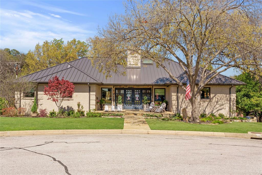 Picture perfect showplace!  This 4 bed, 5.5 bath, with Mahjong room, office man cave with golf simulator, game room for the kids, and pool and spa, with outdoor living, is recently updated and loaded with upgrades and extras. Custom built ins everywhere.  Expansive kitchen includes professional grade appliances, quartzite tops, custom built stained cabinets, Thermidor built it fridge with cabinet front, wine chiller, dumbwaiter to get the groceries from the garage to the kitchen,  massive island and built-in Miele coffee maker.  Primary bedroom has Juliet balcony overlooking the pool and patio.  His and hers primary baths with jetted self drying tub in hers and touch steam shower in his both with their own water closets.  Pantry and laundry room are loaded with custom built cabinets, retractable drying racks, folding table and work station.  Storage in this house is in abundance. All secondary bedrooms feature their own baths and walk-in closets.  Game room opens to outdoor living area. Backyard features full turf for ease of maintenance, pool, spa, outdoor fireplace, covered 2nd level patio with built in smoker, gas grill, and flattop griddle.  Smart features include Savant in home sound, Yale Access, iAqualink, Ring Cameras, Raider Exterior Christmas lighting, and Rachio controlled irrigation.  All make this an easy to live in and manage home. Way too much to list here.  All of this on cul-de-sac, secluded lot minutes from TCU and downtown Fort Worth.  This home is a must see to appreciate.  Do not miss this magazine worthy home in the heart of all Fort Worth has to offer.
