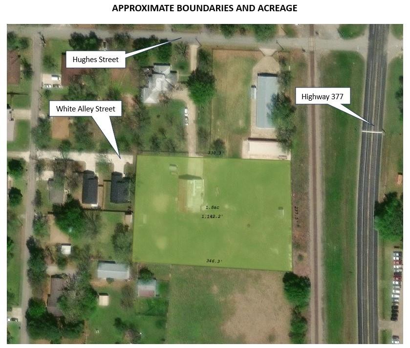 Approximately 1.8 acres of residential land - actual acreage to be determined by a survey - inside the city limits close to downtown Collinsville. Direct access to the property can be attained via White Alley Street. Buyer and-or Buyer's Agent to verify any and all information provided by Seller and-or Seller's Agent.