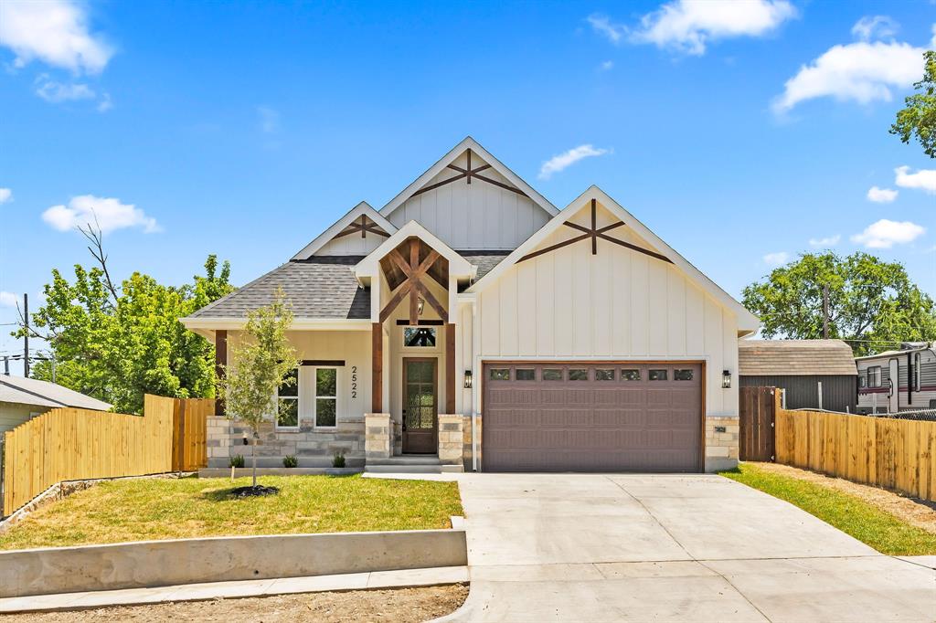 Welcome to this beautiful new construction modern farmhouse offering 4 bedrooms, 2 bathrooms, and approximately 1,950 square feet of thoughtfully designed living space. Located in Fort Worth’s North Side and just minutes from the Fort Worth Stockyards, this home combines modern style with everyday comfort and convenience.

The open-concept layout features a spacious living area, a designer-inspired kitchen, and contemporary finishes that complement the home’s farmhouse character. The private primary suite provides a relaxing retreat, while three additional bedrooms offer room for family, guests, a home office, or flexible living space. Enjoy the benefits of new construction in a growing area close to dining, entertainment, shopping, and major access routes. Schedule your private showing today.