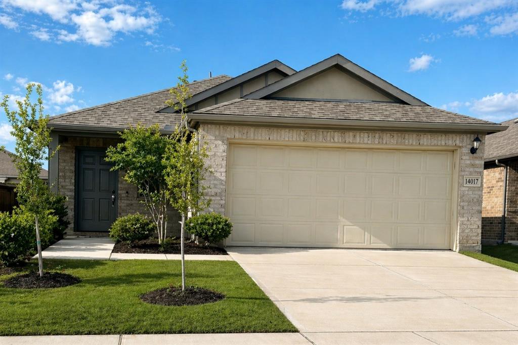 Welcome to 14017 Birch Farm Drive in Pilot Point, TX. Step into a well-maintained 2023 3-bedroom, 2-bath home offering 1,628 sq ft of comfortable living space. Inside, you’ll find a functional layout with inviting living areas, natural light, and plenty of room to relax or entertain. The home was built by MI Homes and boasts elevated ceilings and interior upgrades. The spacious primary suite features a walk-in closet, providing ample storage and everyday convenience. 2 additional bedrooms provide space for family and friends to enjoy. Be part of a thriving neighborhood that boasts a community center, fitness space, as well as a new pool and park! With convenient routes to Frisco, Denton, and North Dallas, you’re never far from top shopping, dining, and entertainment destinations like Legacy West, The Star, and Grandscape.