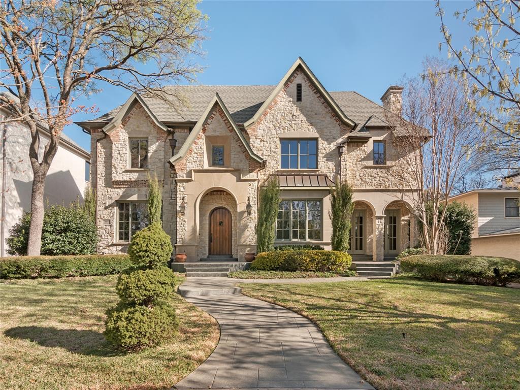 Classic Tudor inspired architecture combined with open floor plan adhering to the ultimate entertainer! This University Park beauty is located in HPISD on a 70x160 lot. Expansive architectural windows allow the spacious open floor plan to be washed in beautiful natural light. The entry is flanked by formal living, dining room, and a formal library. Chef’s kitchen with granite counters, stainless steel appliances, & full butler’s pantry all opening into the breakfast room & Family Room. Master suite on the second floor offers sitting area, dual vanities, separate shower, & massive closet. The second floor also features a game room and four additional bedrooms all equipped with ensuite baths. The back yard offers a covered patio & great potential living space!