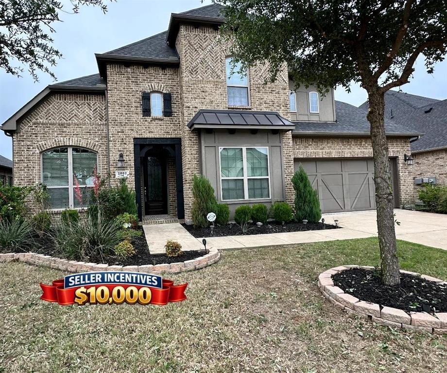 REDUCED BELOW MARKET VALUE! SELLER IS OFFERING $10,000 TOWARD AN INTEREST RATE BUYDOWN OR CLOSING COSTS WITH AN ACCEPTABLE OFFER.TAKE ADVANTAGE OF THIS EXCEPTIONAL OPPORTUNITY TO LOWER YOUR MONTHLY MORTGAGE PAYMENT AND MAXIMIZE YOUR SAVINGS. DON'T MISS THIS LIMITED-TIME OFFER!

 Experience elevated living in this stunning two-story residence nestled in the highly desirable Vineyards community. Boasting 5 bedrooms and 4 full baths, this home blends sophistication with functionality. The main-level primary suite offers a private retreat with a walk-in closet connected to an oversized utility room, while a secondary bedroom and full bath downstairs provide comfort for guests.
Step inside to soaring ceilings and a grand living space highlighted by an 18-foot ceiling and elegant fireplace. Rich hardwood flooring flows throughout the first level, enhancing the open-concept design ideal for both intimate living and upscale entertaining.

Upstairs, enjoy a spacious game room and a dedicated media room designed for relaxation and gatherings. A 3-car tandem garage completes the home’s impressive features.

Perfectly positioned near Lake Ray Hubbard, Lakeside Park, and Paddle Point Park, residents enjoy scenic trails, water activities, and breathtaking sunsets. With convenient access to I-30, President George Bush Turnpike, and Highway 66, plus close proximity to premier shopping and dining, this home offers both luxury and lifestyle.