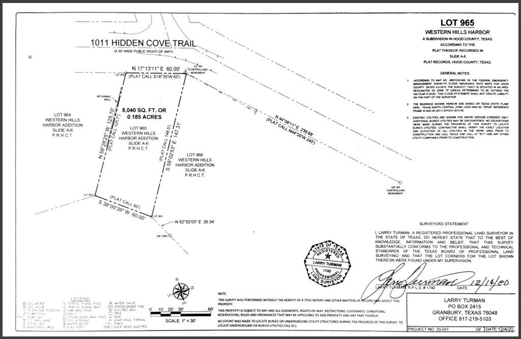 Western Hills Harbor - Land