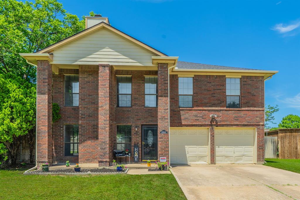 Welcome to 7217 McCoy Drive in Watauga, located in the established Summer Hills neighborhood. This 4-bedroom, 2.5-bath home offers 2,363 square feet of living space on an oversized 16,894 sq ft lot—an incredibly rare find providing both indoor comfort and unmatched outdoor flexibility.

If you’ve been searching for the ultimate backyard, this is it! This expansive, park-like yard offers endless possibilities—perfect for a future pool, custom workshop, outdoor retreat, or simply room to enjoy wide-open space under mature trees.

Inside, you’ll immediately notice the exceptionally large bedrooms, offering space rarely seen at this price point. Each room provides versatility for oversized furniture, home offices, or additional living uses. The primary suite features dual sinks, granite countertops, a separate shower, and a spacious walk-in closet.

The updated eat-in kitchen is the heart of the home, featuring granite countertops, modern cabinetry, updated flooring, stylish backsplash, and built-in gas appliances—designed for both everyday living and entertaining.

Step outside to a covered rear porch overlooking the massive backyard, complete with mature trees, a fire pit, and storage building—ready for relaxing evenings or hosting gatherings.

Conveniently located just minutes from I-35W and Loop 820, with easy access to Downtown Fort Worth and DFW Airport. Enjoy nearby parks, trails, shopping, dining, and everyday conveniences.

Additional highlights include two newer HVAC units, a new water heater, updated bathrooms, and no HOA.

This move-in-ready home combines space, updates, and location—making it a standout opportunity you don’t want to miss.