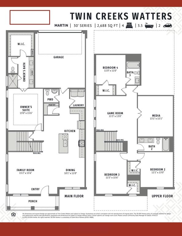 Twin Creeks Watters Townhomes - Residential