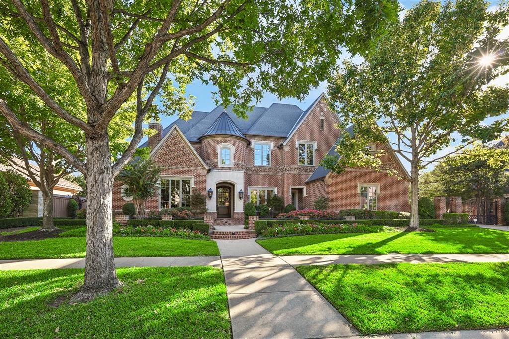 Immaculately maintained custom home built by Stewart Custom homes in the highly desirable Leyton Grove community with gorgeous curb appeal. This impressive one-owner home has extensive wood work and trim details throughout. Open floor plan with the kitchen at the heart of the home that features double ovens, butlers pantry, oversized island, built in fridge. Executive study with built-ins; large formal dining, formal living, family room, primary and guest suite are on the first floor. Breathtaking backyard with designer landscaping, exterior lighting, Claffey pool with grotto, waterfall and spa, outdoor kitchen, and plenty of green space. Upstairs you will find 3 spacious secondary bedrooms, all ensuite, game room and media room with 7.1 audio and recently updated 4K video system. Recent updates include: upstairs paint ('24), downstairs paint ('21), windows, subzero fridge, Visual Comforts lighting - 2024, HVACS: 2019,2021, wine fridge.