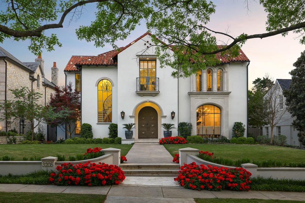 This exceptional custom home offers you the perfect opportunity to purchase a very special home, on a 70x170 lot on arguably the best street in University Park, before year-end! The sellers can move quickly! Built to exacting standards by Robert Elliott for the current owners, this home enjoys highest quality features and finish out, including a downstairs primary suite, open kitchen to living space, beautiful formal dining room, designated office, exercise room, game room and 4 secondary bedroom suites upstairs. There is also an air-conditioned patio that can be used either as indoor or outdoor space and a 700+ bottle chilled wine storage and wet bar. The back yard is currently configured to evoke the charm of the Italian countryside, with bricked patio and outdoor fireplace, but this space easily could be converted to a pool or play yard on this oversized lot. The extensive smart home technology system is integrated throughout the house and includes motorized shades, lighting, surveillance, Ring doorbell and electronic door locks, Nest climate control system, AV and security systems, all managed via the Control4 app. The 2 car garage is climate controlled. The location is as impressive as the home itself—quiet, central, and walkable to Boone Elementary, Caruth Park, with easy access to Preston Center and major thoroughfares like the Tollway and US-75. This peaceful home is the embodiment of thoughtful design, highest quality finish out and timeless elegance, in an A+ location.