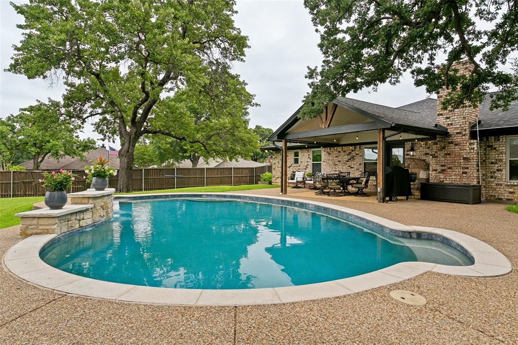 Welcome to this beautiful 3-bedroom, 2-bath home situated on a spacious corner lot in a desirable neighborhood. From the moment you arrive, you’ll appreciate the mature trees, inviting curb appeal, and pride of ownership throughout. Step outside and discover your own private backyard oasis featuring a sparkling pool, lush landscaping, and plenty of space for entertaining, relaxing, or enjoying family gatherings. Whether you’re hosting summer barbecues or unwinding after a long day, this outdoor retreat is sure to impress. Inside, you’ll find comfortable living spaces, a functional floor plan, and abundant natural light that makes you feel right at home. The spacious corner lot offers added privacy and room to enjoy both indoor and outdoor living. Best of all, there is NO HOA. March 2026 pool with new gunite and tile.
This exceptional home combines location, charm, and an incredible backyard retreat. A must-see property that won’t last long!