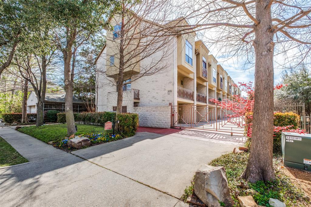 Priced for the 2026 market. The best value-per-square-foot in Oak Lawn. Low $379 dues INCLUDE gas for cooking and furnace, helping protect your budget from rising utility costs. High-end kitchen, private garage, and walkable to everything. Located in the heart of Oak Lawn, one of Dallas’ most sought-after central neighborhoods, this gated townhome-style condominium offers exceptional value and convenience.

The home features an open-concept main level designed for entertaining, with a seamless flow between the kitchen, dining, and living areas, along with a private patio and a spacious half bath. The kitchen is updated with granite countertops, beautiful cabinetry, a gas range, and a functional serving bar.

Upstairs, the primary suite includes an ensuite bath with granite countertops and a standalone shower. The secondary bedroom offers a large walk-in closet and its own private bath, ideal for guests or roommates.

A versatile bonus level with a rooftop deck and low-maintenance artificial turf provides flexible space for a game room, office, additional living area, or even a third bedroom setup.

Additional highlights include a large garage with room for built-in storage and extra storage space under the stairs. HOA dues are $375 per month and include gas and water, which coupled with the listing price, creates a strong value for the area.

Garage is extra deep, offering a flex space for home gym or training area, extra storage, a workshop or hobby area while still accommodating vehicles. 

Unbeatable location with walkable access to neighborhood favorites like Kroger, CVS Pharmacy, Gloria's Latin Cuisine, Uncle Julio's, and Bob's Steak & Chop House, along with the vibrant Cedar Springs nightlife. Conveniently located near the Katy Trail, Craddock Park, Dallas Love Field, and the Medical District. Quick access to the Dallas North Tollway, with nearby connections to US-75 and I-35, puts Downtown Dallas just minutes away.