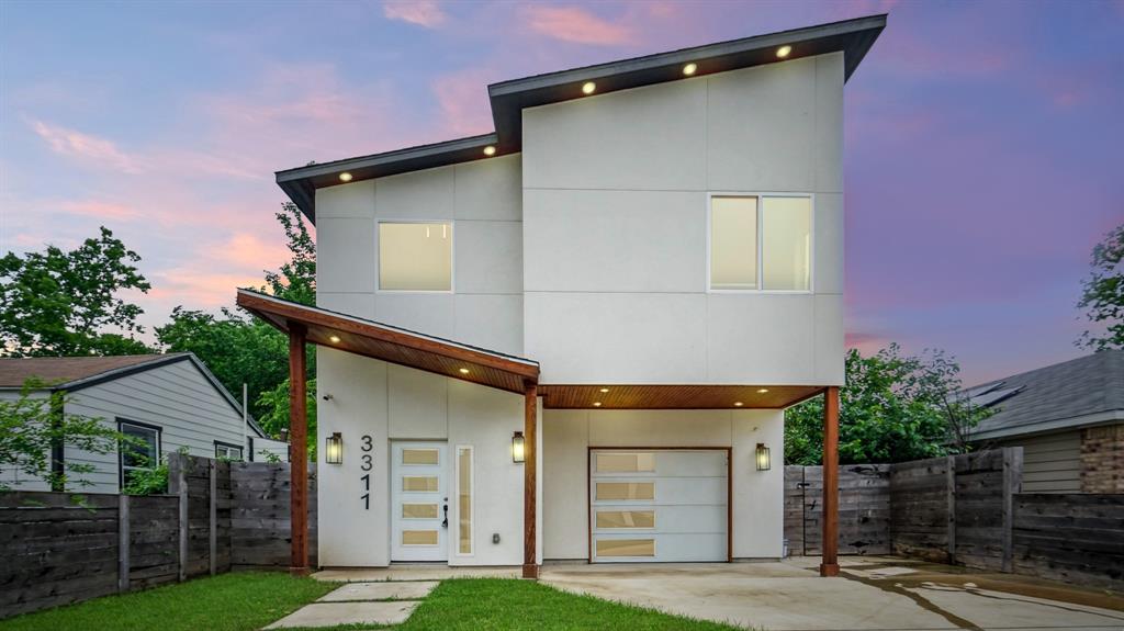 This modern property features tall ceilings, luxury tile flooring throughout the 1st floor, and the oversized waterfall island serves as the focal point, offering ample space for meal preparation and casual dining. With an open layout that flows effortlessly into the dining area and living room, this space is perfect for hosting. The living room featuring a cozy space and large windows that flood the space with natural light. Second floor you have the master bedroom complete with a luxurious ensuite bathroom featuring a spa-like soaking tub, a walk-in shower, and his-and-her vanities. This property is ready to welcome its new residents into a life of refined luxury and cherished memories. Minutes away from Dallas's sought-after hot spots, including: Trinity Grove, Margaret Hunt Hill Bridge, Uptown & Downtown Dallas & Bishop Arts District, near Ross Perot Museum, Dallas Aquarium & Dallas Zoo. UT Southwestern & Methodist Medical. To help visualize this homes floor plan and to highlight its potential virtual furnishings may have been added to photos found in this listing.