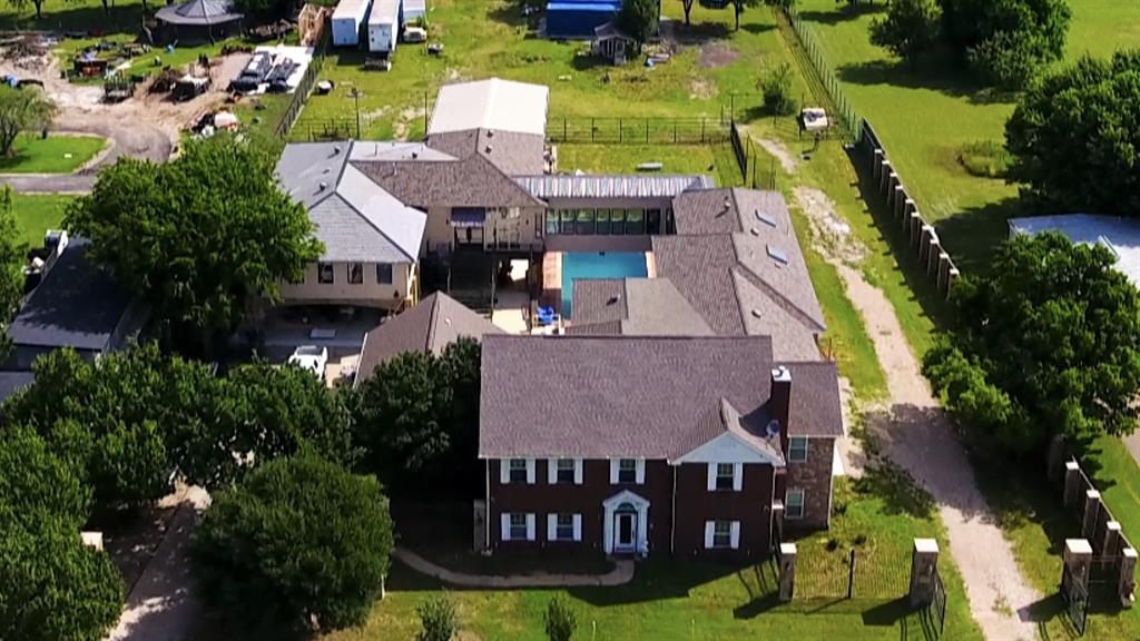 Home is located in unincorporated Crowley, which is not the city of Crowley which is a totally different experience. This home has two major structures One section is referred to at the banquet hall-office suites with a mother-in-law suite the total SF is 13,277. 8ea BR, 9ea FBR, 5ea HBR 3ea of the 8ea bathrooms are Master suite Outside walls are constructed of 2x6 not 2x4. Floor joints are constructed all of 2 x 12 not 2x8 or 2x10. the ceiling Raptors are all constructed of 2x12s not 2 x 8 or 2 x 10 this is a soundly constructed dwelling. The outside exterior it’s covered in masonry stone. It has an inground pool which is 20x40 and is 10 ft deep with a regulation diving board. It has they complete separate BH for male and female guest. The mother-in-law suite has a complete separate entranceway with security cameras and has everything from a MBR to a full kitchen. Its connected by a breezeway 45x10 to the adjacent banquet hall-office suites. Additional information upon request
