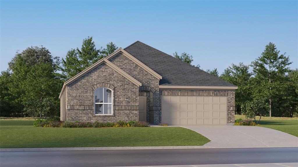 LENNAR Classic Collection at Eastland - Springsteen Floorplan
This single-story home shares an open layout between the kitchen, nook and family room for easy entertaining, along with access to the covered patio for year-round outdoor lounging. A luxe owner's suite is in a rear of the home and comes complete with an en-suite bathroom and walk-in closet. There are three secondary bedrooms near the front of the home, ideal for household members and overnight guests, as well as a versatile flex space that can transform to meet the homeowner’s needs.