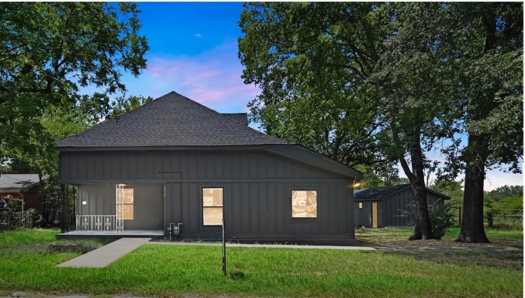 Welcome to this delightful 4-bedroom, 2-bathroom home, offering 2,080 square feet of comfortable living space in the heart of Eustace, Texas. Built in 1947, this home beautifully blends vintage character with modern updates, making it the perfect place to call home. This spacious home features four generously sized bedrooms and two bathrooms, providing plenty of room for family living. The freshly updated property includes a brand new roof, ensuring peace of mind for years to come. Inside, you'll find expansive living and dining areas, perfect for family gatherings and entertaining. The backyard offers endless possibilities for outdoor activities or future landscaping projects. Located in a peaceful, established neighborhood, this home is just moments away from local amenities, schools and everything you need for everyday convenience. Pre-listing inspection and re-inspection already complete!