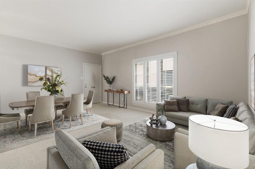 Discover the ease of low-maintenance living in this well-designed Fort Worth condo offering exceptional first-floor convenience. A dedicated parking space is located just a few steps outside the front door, providing easy access for everyday living. Inside, you'll find a spacious and functional layout featuring two large living areas, two dining spaces, two bedrooms, two full baths, and ample storage throughout. The centrally located galley kitchen serves as the heart of the home, seamlessly connecting both dining areas and creating an ideal space for entertaining and daily living. A versatile secondary living area provides endless possibilities and can easily serve as a media room, home office, reading retreat, or private lounge. Just steps away, residents can enjoy the sparkling community pool and beautifully maintained courtyard. The HOA covers utilities, exterior maintenance, landscaping, and pool maintenance, offering a true lock-and-leave lifestyle with fewer monthly responsibilities. Ideally located directly across from Tanglewood Elementary School and less than a mile from TCU Baseball Stadium, this home is also within minutes of shopping, dining, grocery stores, banking, and everyday conveniences. Quick access to major highways makes commuting throughout the Metroplex simple and efficient. Whether you're looking for a primary residence, a low-maintenance lifestyle, or an investment opportunity, this Fort Worth gem offers comfort, convenience, and an unbeatable location.