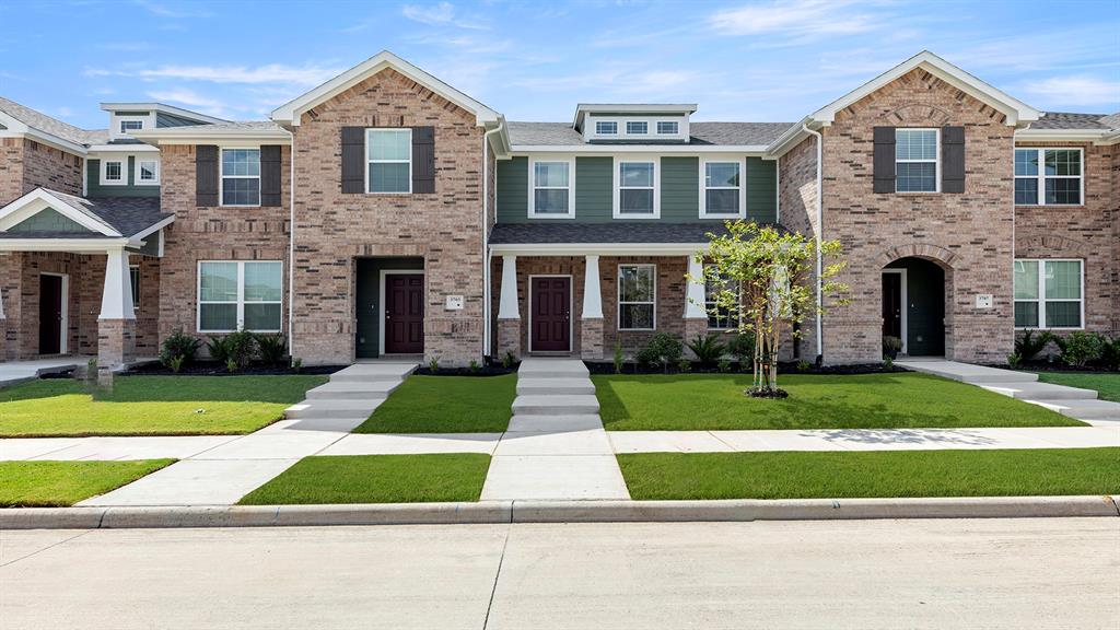 MLS# 20908926 - Built by HistoryMaker Homes - Ready Now! ~ For a Limited Time: All Closing Costs Covered + FREE Appliance Package – Best Deals Heartland Has Ever Seen! Never spend a Saturday mowing your yard again in this turnkey ready townhome here in Heartland, TX. Welcome to the Travis floorplan. This unique 3 bed, 2.5 bath townhome is the only plan that features a charming front porch - perfect for morning coffee, evening relaxation, or a warm welcome for guests. Interior highlights include white 42” cabinets, space gray countertops, luxury vinyl plank flooring, blinds on all windows, ceiling fans in all bedrooms and the living room, and an extra-wide 2-car garage. Built by HistoryMaker Homes, a 75+ year old, builder focused on delivering quality without compromise. Enjoy low-maintenance living with yard and exterior upkeep professionally handled. Located in Heartland, a vibrant master-planned community with multiple pools, waterslides, a full fitness center, scenic trails, parks, and more. This home also falls within the highly-rated Crandall ISD and is near a playground and dog park. Move-in ready with standout curb appeal - schedule your tour today before these unbeatable incentives are gone!