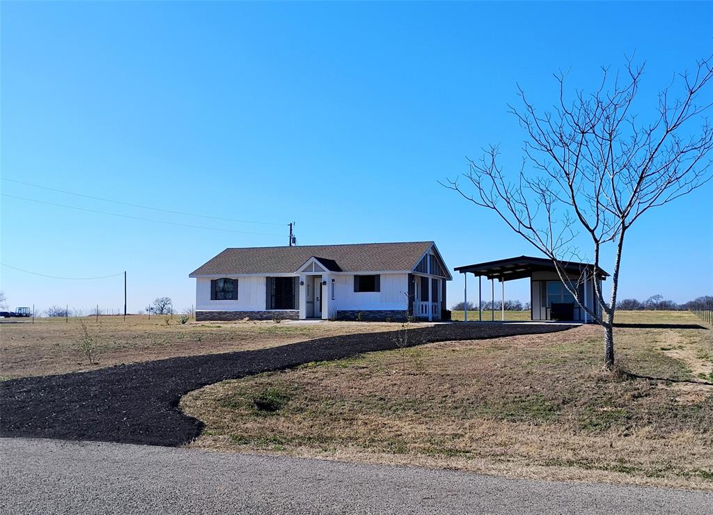 New Construction! This Beautiful New Modern Farmhouse is the one you've been searching for! Perfectly situated on nearly an acre of land in the picturesque countryside, yet close to I-20 and all the shopping and amenities of Canton, this amazing abode features 3 bedrooms, 1 bath, spacious living room with vaulted ceiling, custom linear LED fireplace, recessed LED lighting throughout home, kitchen complete with coffee bar, under cabinet lighting, custom glass tile backsplash, Stainless appliances, and crown molding topped White Oak Cabinets. Owner's suite with huge walk in closet. Exterior features Hardy board & batt siding, brick front elevation, lifetime architectural roof, Low-E custom doors and windows, high efficiency HVAC system, huge carport with workshop-storage. In top rated Edgewood ISD School System. LOT 2 Hillview Estates Subdivision. Schedule for your appointment today!
