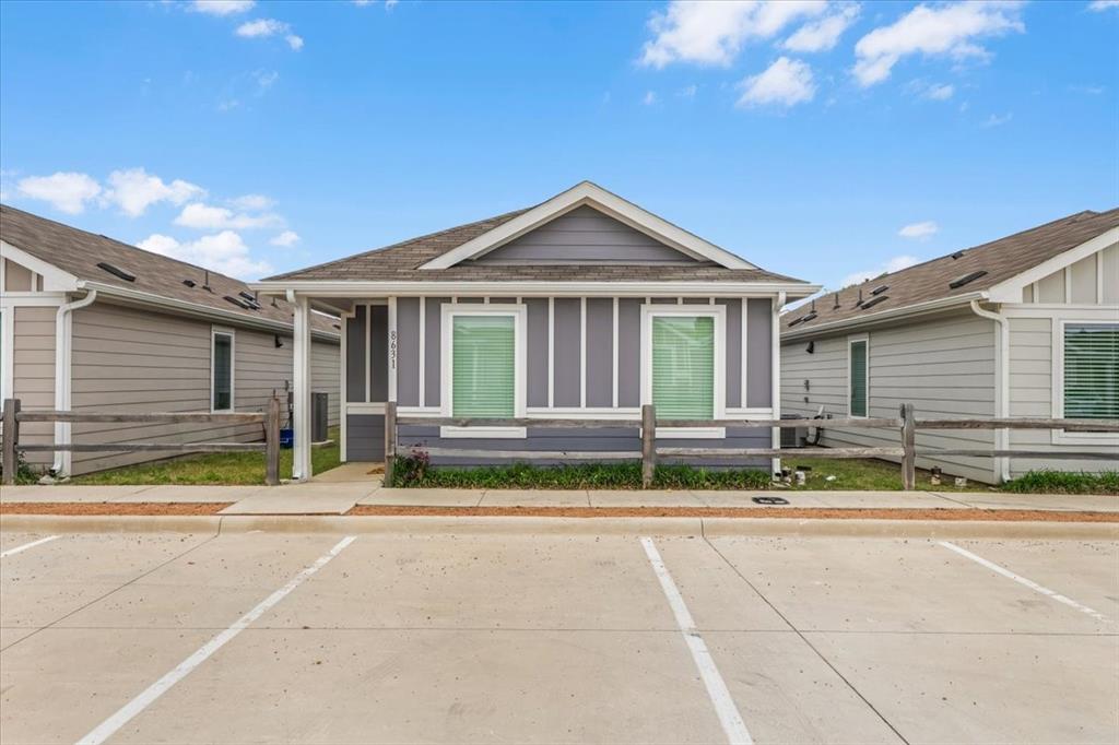 Adorable cottage-style townhome built in 2023, offering 3 bedrooms and 2 baths in a thoughtfully designed open floor plan. This barely lived-in home features a warm and inviting layout with a combination of tile and carpet flooring throughout. The kitchen shines with a decorative backsplash, built-in dishwasher, microwave, and electric range—perfect for everyday living and entertaining.

The private primary suite is tucked away at the back of the home, creating a relaxing retreat complete with a walk-in closet and an en-suite bath featuring a spacious walk-in shower and additional linen storage. Two secondary bedrooms provide flexibility for family, guests, or a home office.

Located in the heart of Fort Worth, this home offers unbeatable convenience—just minutes from shopping, dining, schools, and entertainment. Enjoy low-maintenance living with an HOA that covers front and backyard care, internet, and trash service.

Whether you’re a first-time buyer, investor, or looking for the perfect family home, this charming property truly fits a variety of needs. Move-in ready and practically new, it’s a must-see!