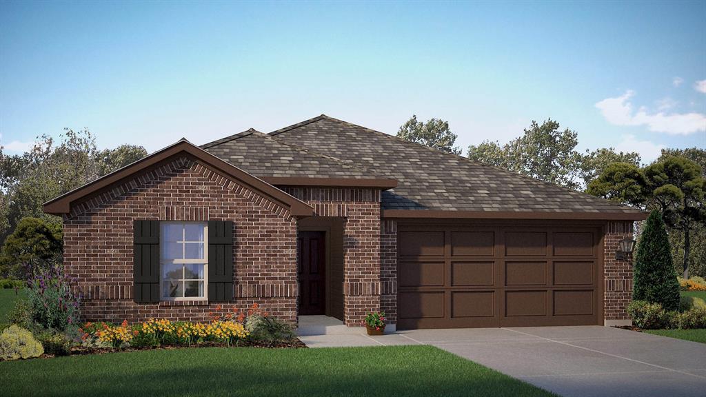 New and available for Move-in!! Now selling the new phase at D.R. Horton's Rosewood at Beltmill in North Fort Worth and Eagle Mountain-Saginaw ISD! Beautiful Single Story 5 bedroom-plus Study-Lakeway floorplan-Elevation A. Modern open concept with spacious Living, Dining and large Chef's Kitchen complete with Island, Stainless Steel Appliances, gas Range, Granite Countertops, and corner walk-in Pantry. Large primary Bedroom with 5 foot over sized shower and walk-in Closet. Quartz vanity tops in baths and luxury vinyl flooring at Entry, Hallways, Kitchen, Breakfast, Utility and Bathrooms. State-of-the art energy efficiency features plus America's Smart Home Technology Pkg. Covered front porch, covered back Patio and 6 ft privacy fenced Backyard. Gas Tankless Water Heater, Landscape Package, full sod, Sprinkler System and more! Community Pool, Playground and Walking Trail. Nearby nature, wildlife, and outdoor activities include Eagle Mountain Lake offering Boat and Jet Ski rentals; Eagle Mountain Park offering hiking trails and nature; Twin Points Park offering seasonal beach and party area rentals.