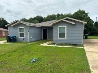 **Investor Opportunity – Income-Producing Duplex!** This well-maintained duplex offers an excellent opportunity to expand your rental portfolio or begin investing in real estate. Each side features a functional **3-bedroom, 2-bath** floor plan with an open-concept living, dining, and kitchen area, durable flooring throughout, neutral finishes, and a dedicated utility space. The kitchens are equipped with granite-look countertops, ample cabinetry, and stainless appliances. Spacious bedrooms, private primary suites, and low-maintenance interiors make these units attractive to tenants. One side is currently leased at **$1,125 per month through the end of the lease term**, providing immediate income, while the other unit offers flexibility for owner-occupancy or additional rental income potential. Exterior features include private entrances, separate driveways, and a large lot with room to enjoy outdoor space. Whether you're looking for a cash-flowing investment, a house-hacking opportunity, or a property to add value over time, this duplex offers strong potential and steady rental demand. Don't miss your chance to own a turnkey multifamily property with built-in income from day one!  Buyer and buyer's agent to verify all information.