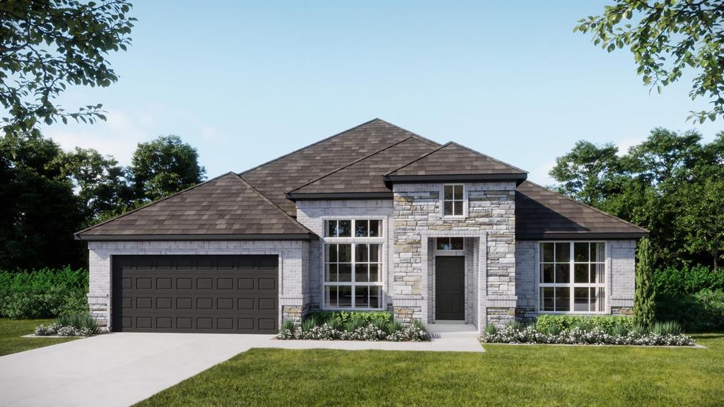 MLS# 21327402 - Built by Risewell Homes - Ready Now! ~ This well - appointed single - story home in Waxahachie delivers a smart, spacious layout with four bedrooms, three full baths, a dedicated study, and a three - car garage, all designed for comfort and flexibility. The open - concept kitchen, breakfast area, and family room create a welcoming central hub, highlighted by a striking electric fireplace that adds warmth and modern style. The private primary suite is thoughtfully positioned and features a spa - inspired bath with a tile mud pan shower and a generous walk - in closet. An additional bedroom with its own full bath offers an ideal setup for guests or multigenerational living, while two additional bedrooms are served by another full bath. The study provides a quiet, versatile space for working or learning from home, and the centrally located utility room keeps daily routines running smoothly. With its open flow, ample storage, and functional design, this home is built to support everyday living while still feeling polished and inviting.