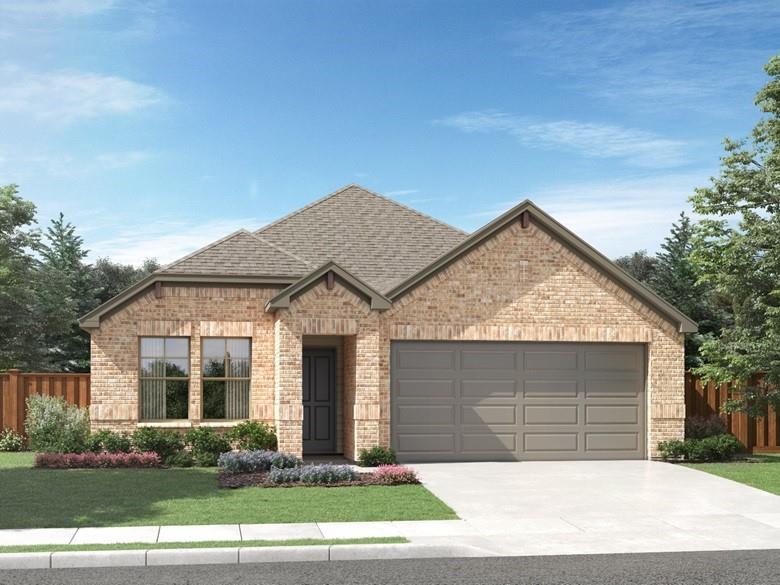 Brand new, energy-efficient home available by Jan 2024! The Allen offers a beautiful open-concept layout with a sizeable, secluded primary suite. White cabinets with sparkly white granite countertops, cool grey EVP flooring with greyish brown carpet in our Distinct package. Large open concept 1-story home with beautiful brick exterior, white cabinets, glass random block back splash, and a Himalaya white granite countertop! Huge covered back patio! Trade in your long commute for a short 25-minute drive to multiple major employment centers. On the weekends, relax by Briarwood Hills’ pool or explore the nearby parks and open spaces.  Each energy-efficient home also comes standard with features that go beyond helping you save on utility bills—they allow your whole family to live better and breathe easier too.*  Each of our homes is built with innovative, energy-efficient features designed to help you enjoy more savings, better health, real comfort and peace of mind.