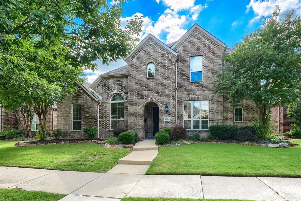 Welcome to this beautifully designed 5-bedroom, 4.5-bath home offering over 4,183 sq. ft. of thoughtfully crafted living space in the highly sought-after Castle Hills community. Blending timeless finishes with smart functionality, this home is perfectly designed for both everyday comfort and exceptional entertaining.
The spacious family room features vaulted ceilings with exposed beams and a cozy fireplace, creating an inviting centerpiece for gatherings. The chef’s kitchen anchors the heart of the home with a gas cooktop, oversized island, designer backsplash, built-in cabinetry, walk-in pantry. Ample workspace and seamless flow into the main living areas make it ideal for hosting and daily living alike.
The luxurious primary suite offers a private retreat complete with bay windows, dual vanities, a walk-in shower, and an oversized walk-in closet. A private study provides an excellent work-from-home option.
Upstairs living and entertainment spaces include three additional bedrooms, a Jack & Jill bath, a game room, media room with surround sound, 

Enjoy the vibrant Castle Hills lifestyle with parks, resort-style pools, tennis courts, lakes, playgrounds, and walking trails just steps away. Zoned to top-rated Lewisville ISD and conveniently located near major highways, shopping, and dining.
A rare opportunity to own a spacious, beautifully appointed home in one of the area's most desirable neighborhoods.