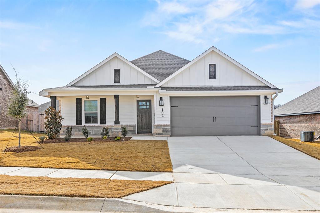 COMPLETION LATE NOV or EARLY DEC Step into this beautifully built brand new 4-bedroom, 2-bathroom TGC CUSTOM HOME offering 1,781 sq. ft. of thoughtfully designed living space. Nestled in a quiet, neighborhood, this home combines comfort, charm, and modern functionality.
Inside, you’ll love the open floor plan that flows effortlessly from the spacious living area to the dining and kitchen spaces — perfect for everyday living and entertaining. Large windows fill the home with natural light, highlighting the warm woodwork and inviting finishes throughout.
A wood-burning fireplace adds cozy character to the living room, while the mudroom provides practical storage and organization. The primary suite offers a private retreat, and all bedrooms are generously sized with ample closet space.  Enjoy relaxing mornings on the covered front porch or host gatherings on the back patio, surrounded by peaceful surroundings and mature landscaping.  With its ideal layout, timeless features, and welcoming atmosphere, this Valley View gem is ready to be your next home. CALL TGC Custom Homes to TOUR TODAY!
Images are of previously built home. Buyer and buyer's agent to verify all information herein. Finish outs may differ.
