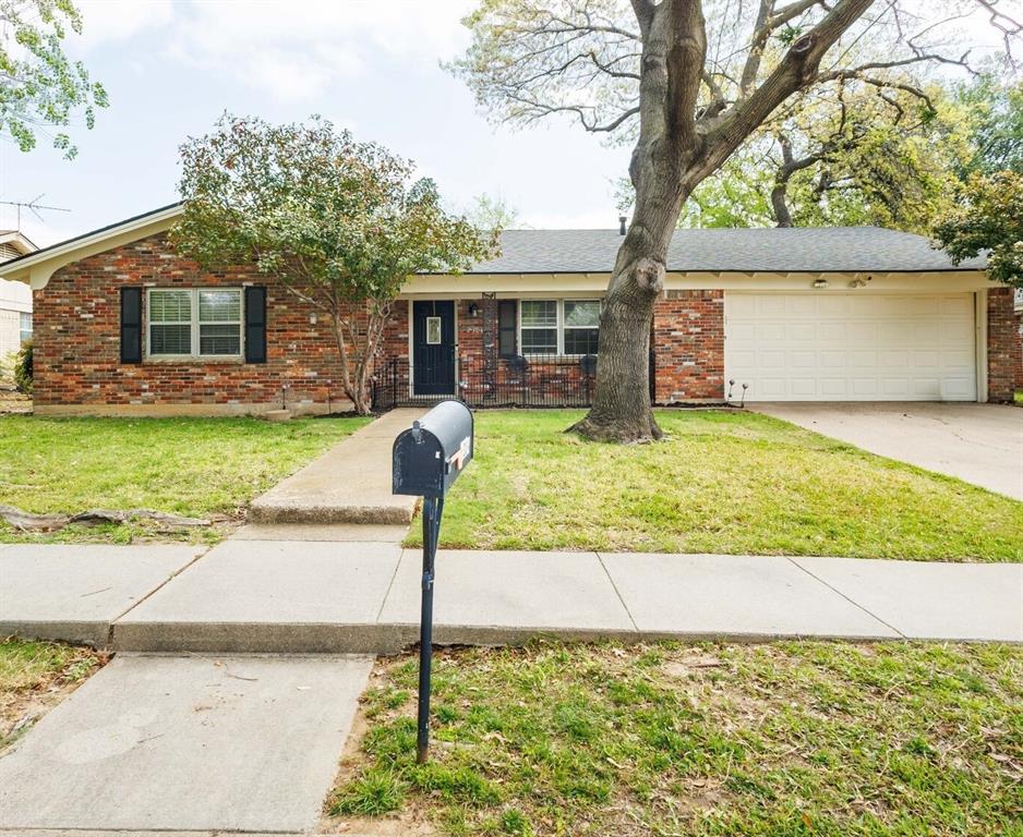 LOCATION LOCATION LOCATION! Welcome to this one story move-in-ready 4-2-2 home which combines comfort, flexibility, and an unbeatable location with NO HOA!   Ideal  home for a FIRST TIME HOME BUYER. This split-bedroom floorplan features 4 oversized bedrooms, 2 bathrooms, and a 2-car garage. Includes dual primary suites ideal for older children or aging parents. A private front living area offers endless flexibility and can serve as a living area, home office, playroom, media room, or private retreat.
Updates include: New roof, gutters, and leaf guards (2024), Updated HVAC system (inside and outside units), Programmable automatic sprinkler system, French drains, Pool equipment, New laminate flooring throughout, Updated lighting and ceiling fans, Kitchen features granite counter tops and backsplash, stainless steel appliances, including microwave, oven, dishwasher, dual sinks, flat cooktop, and refrigerator that stays with the home.
Step outside to your own private backyard  complete with an in-ground play pool, spacious deck, two patio areas, Great for Entertaining or just chilling. Plenty of green space for gardening or pets. A large storage shed with electricity provides excellent space for tools, hobbies, or workshop potential.
Home is in the heart of Bedford, located in the highly acclaimed HEB ISD! Conveniently situated within walking distance to Shady Brook Elementary School and just minutes from L.D. Bell High School and Bedford Boys Ranch Park, this home offers exceptional access to schools, parks, recreation, shopping, dining, and major highways including 121, 183, and 820 — making commuting to Dallas, Fort Worth, and DFW Airport a breeze.  
Buyer to verify all information including schools, measurements, and features.