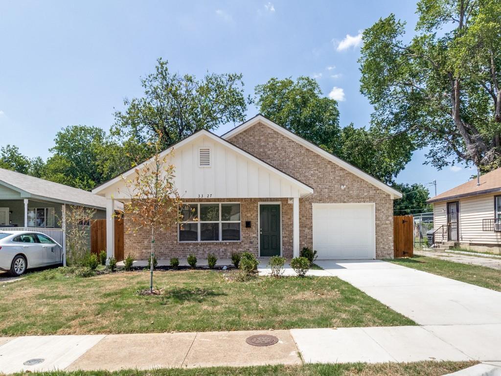 Welcome home to 3327 Garden Lane, a stunning all brick 2026 new construction offering timeless design and everyday comfort! This beautifully crafted 3 bedroom, 2 bathroom home is spacious at 2,120 square feet, with an open floor plan perfect for entertaining, filled with natural light and thoughtfully laid out for everyday living. The large kitchen features an oversized island and brand new appliances, flowing seamlessly into the living and dining areas, ideal for hosting family and friends. The master bath boasts a huge shower with a frameless enclosure, and every detail has been carefully crafted with quality in mind. Built with spray foam insulation and a heat pump HVAC system, this home is super efficient, offering premium, all-brick construction at a great price per square foot, a true value in today's market. Step outside to your fully fenced backyard on a quiet, low-traffic street, a private retreat perfect for kids, pets, or weekend gatherings. The attached one car garage adds convenience and extra storage. This is new construction at its best, move in ready with everything brand new, so all you have to do is unpack and enjoy! Schedule your showing today, this one won't last long!