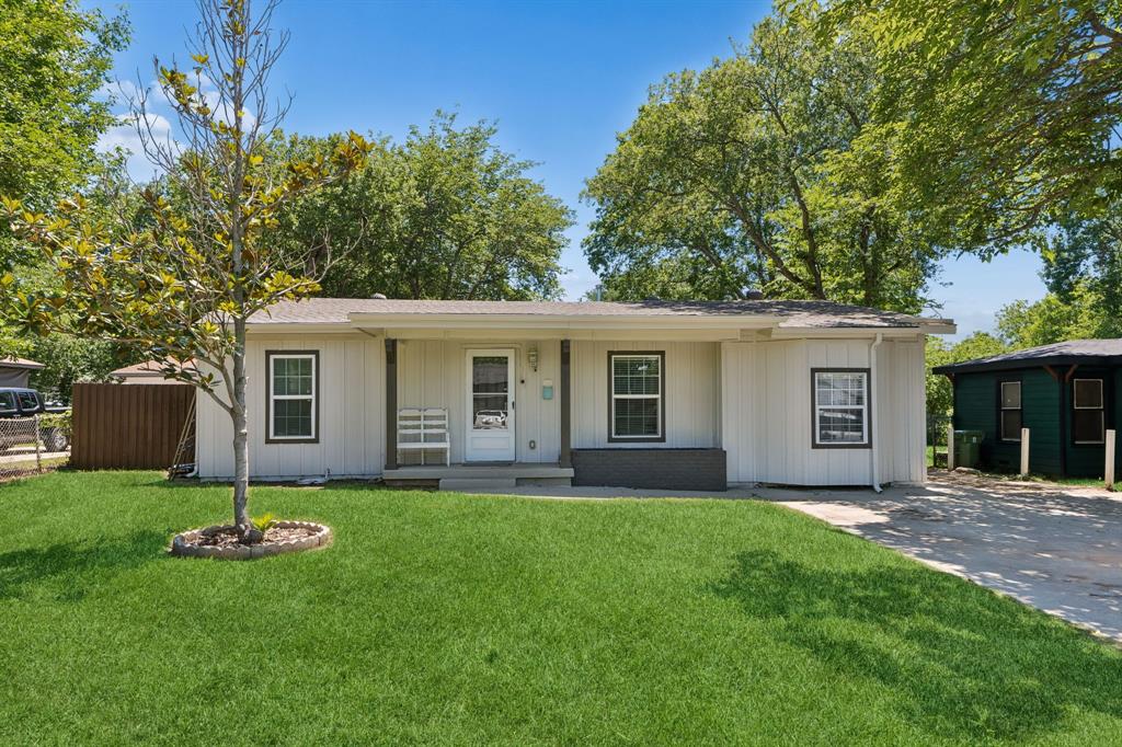 Welcome to 6642 Onyx Drive N, a beautifully refreshed single-story home offering timeless charm, modern updates, and an outstanding location close to shopping, dining, major retail centers, and local conveniences. Built in 1953 and thoughtfully updated for today’s lifestyle, this 3-bedroom, 2-bathroom residence features approximately 1,230 square feet of comfortable living space with a layout designed for both everyday living and entertaining. From the moment you arrive, the attractive curb appeal, mature trees, and freshly painted exterior create a warm and inviting first impression in this established neighborhood. Inside, buyers will appreciate the luxury flooring that flows throughout the home with absolutely no carpeting, creating a clean, stylish, and low-maintenance environment. Neutral updated colors enhance the bright and open feel while complementing a variety of design styles and furnishings. The updated white kitchen serves as a central gathering space with a fresh modern appearance, ample cabinetry, and excellent functionality for meal preparation and hosting guests. Both bathrooms have also been updated, adding comfort and convenience with tasteful finishes and improved appeal. One of the standout features of this property is the oversized backyard, offering exceptional outdoor space rarely found at this price point. The huge backyard, mature shade trees, and expansive back patio provide the perfect setting for outdoor dining, entertaining, gardening, relaxing, or simply enjoying the peaceful surroundings. The seller especially enjoys the quiet neighborhood atmosphere along with the convenient location near stores and the mall, making daily errands and dining options easily accessible. Combining updated interiors, attractive exterior improvements, and a spacious outdoor retreat, this move-in-ready home presents an excellent opportunity for buyers seeking comfort, convenience, and value in an established location.